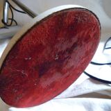 Desk lamp from the 1970s stainless steel and brushed aluminum