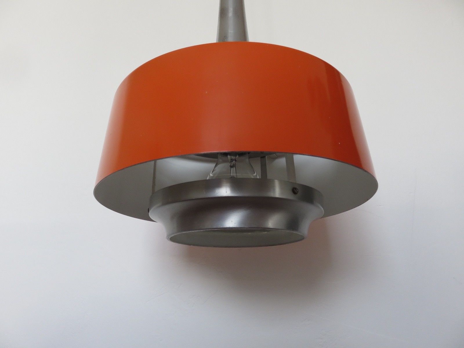 Scandinavian suspension aluminium orange 60s 70s