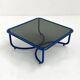 Table basse bleue Locus Solus par Gae Aulenti pour Poltronova, 1970