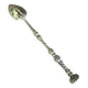 Silverware, medicine spoon with Minerva punch, 19th century.