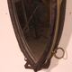 mirror made from a leather horse harness