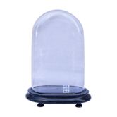 Globe ovale en verre 30 cm haute