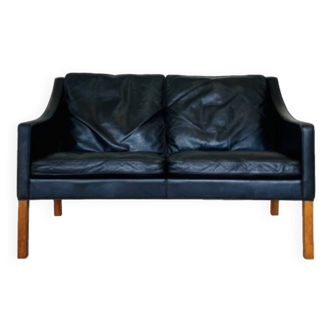 Danish Mid Century 2 Person Sofa By Børge Mogensen For Fredericia Furniture