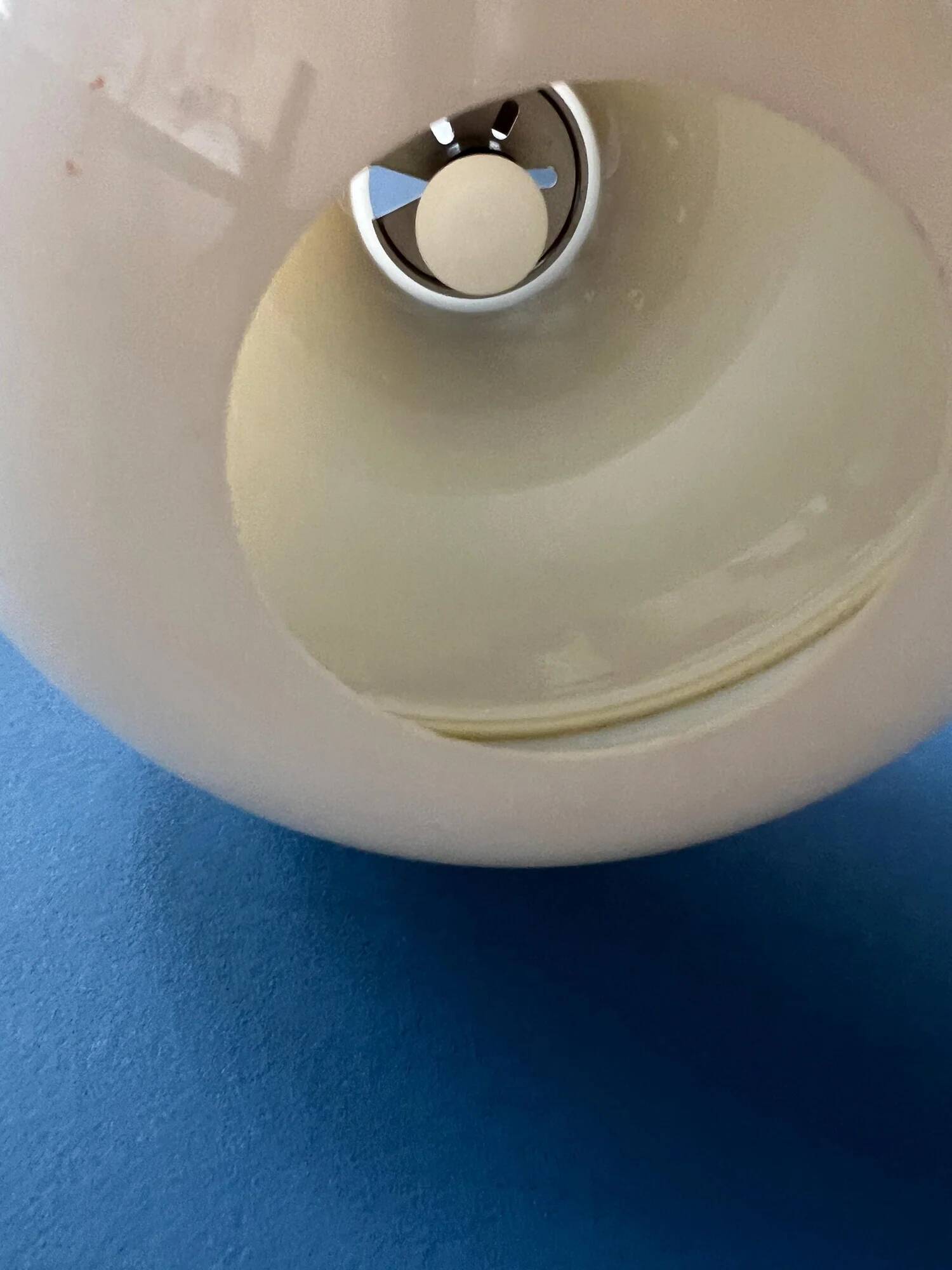 Vintage space-age style plexiglass pendant lamp