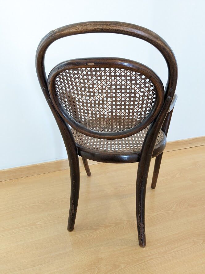 Armchair thonet child curve and rare canning