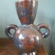 Vase vintage très original en forme d'amphore