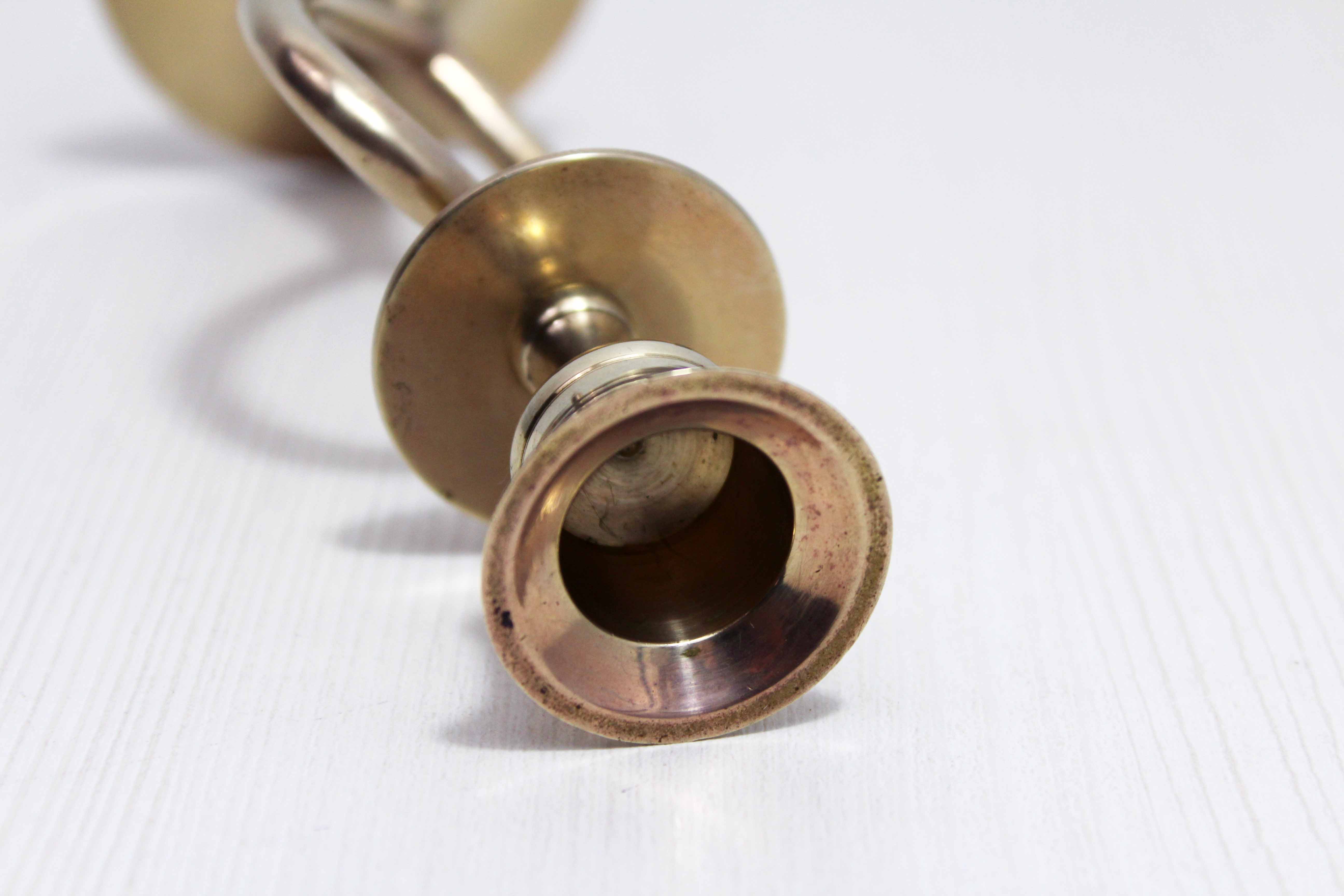 Vintage brass candle holder