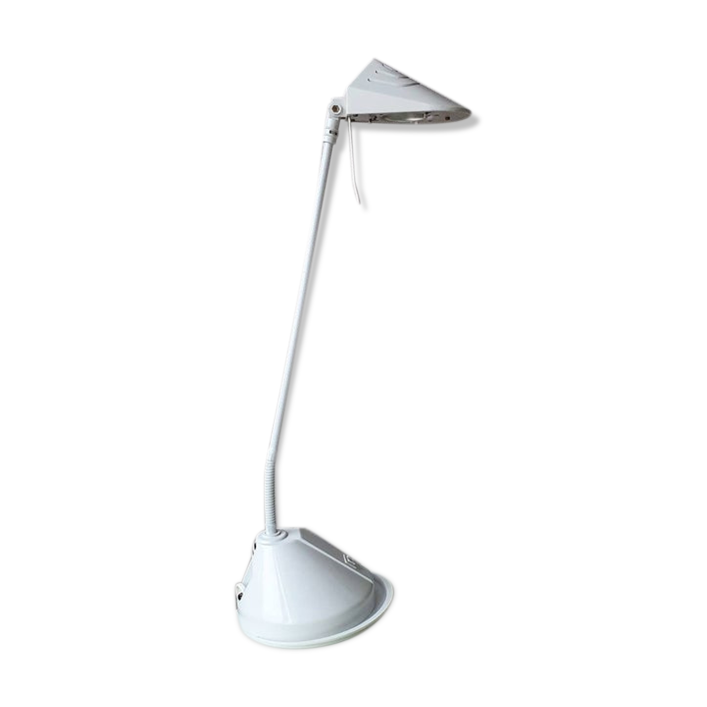 Vrieland white metal vintage desk lamp