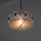 Hanging lamp Kamenický Šenov, 1960's.