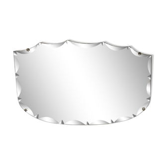 Art Deco-style bevelled mirror