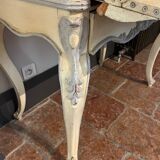 Wooden desk with patina