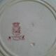 Assiette plate porcelaine opaque de Gien - Serie Mariette