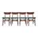 Set of four teak chairs, Danish design, 1970s, production: Denmark