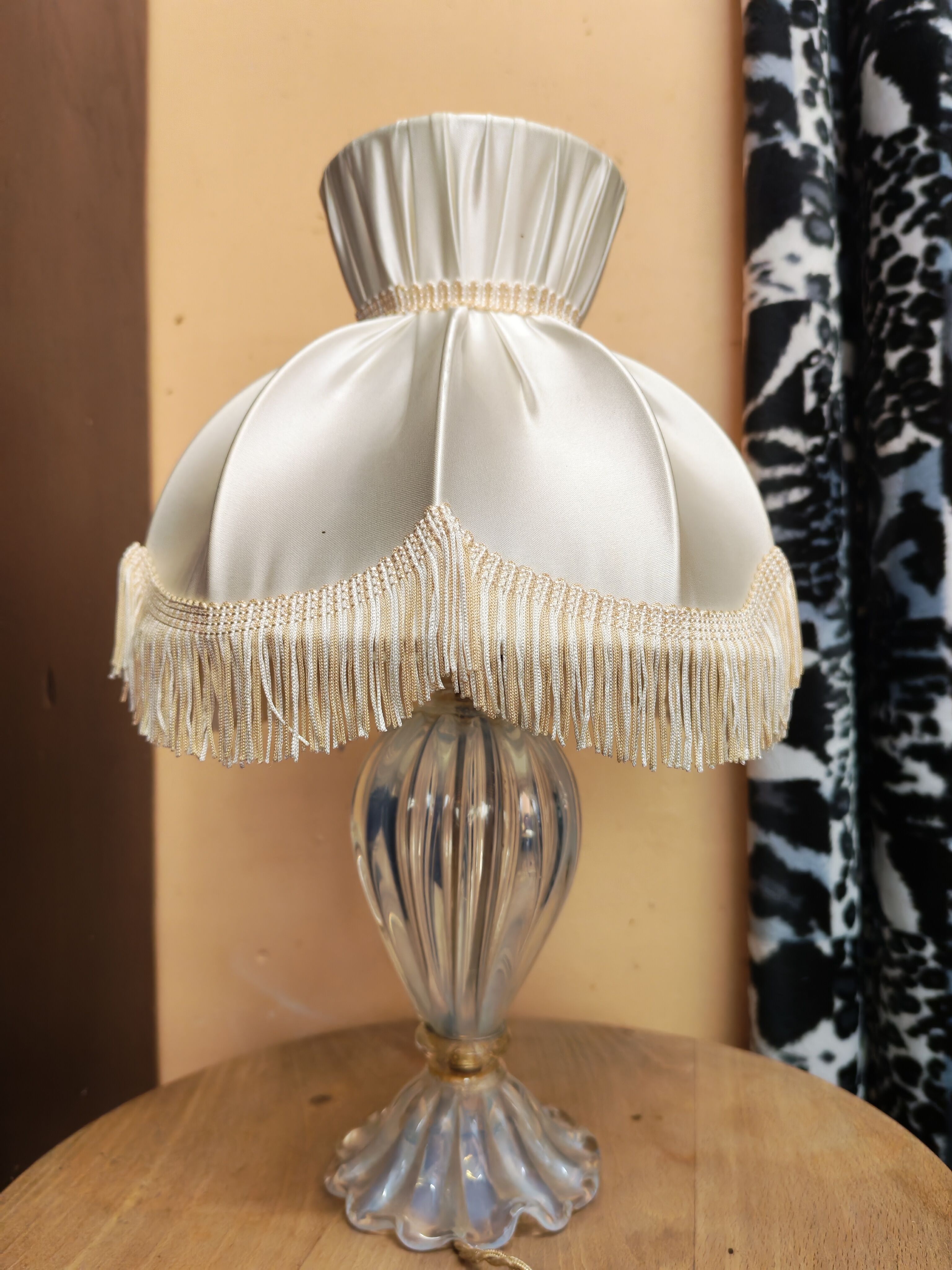 Murano glass table lamp attributed to Barrovier & Toso