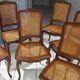 Suite of 6 chairs cans style Louis XV millieu XXeme