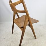 4 chaises Sawbuck de Hans Wegner, modèle CH29