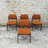 4 chaises en teck
