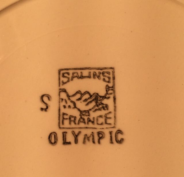Suite of 12 plates Les Salins