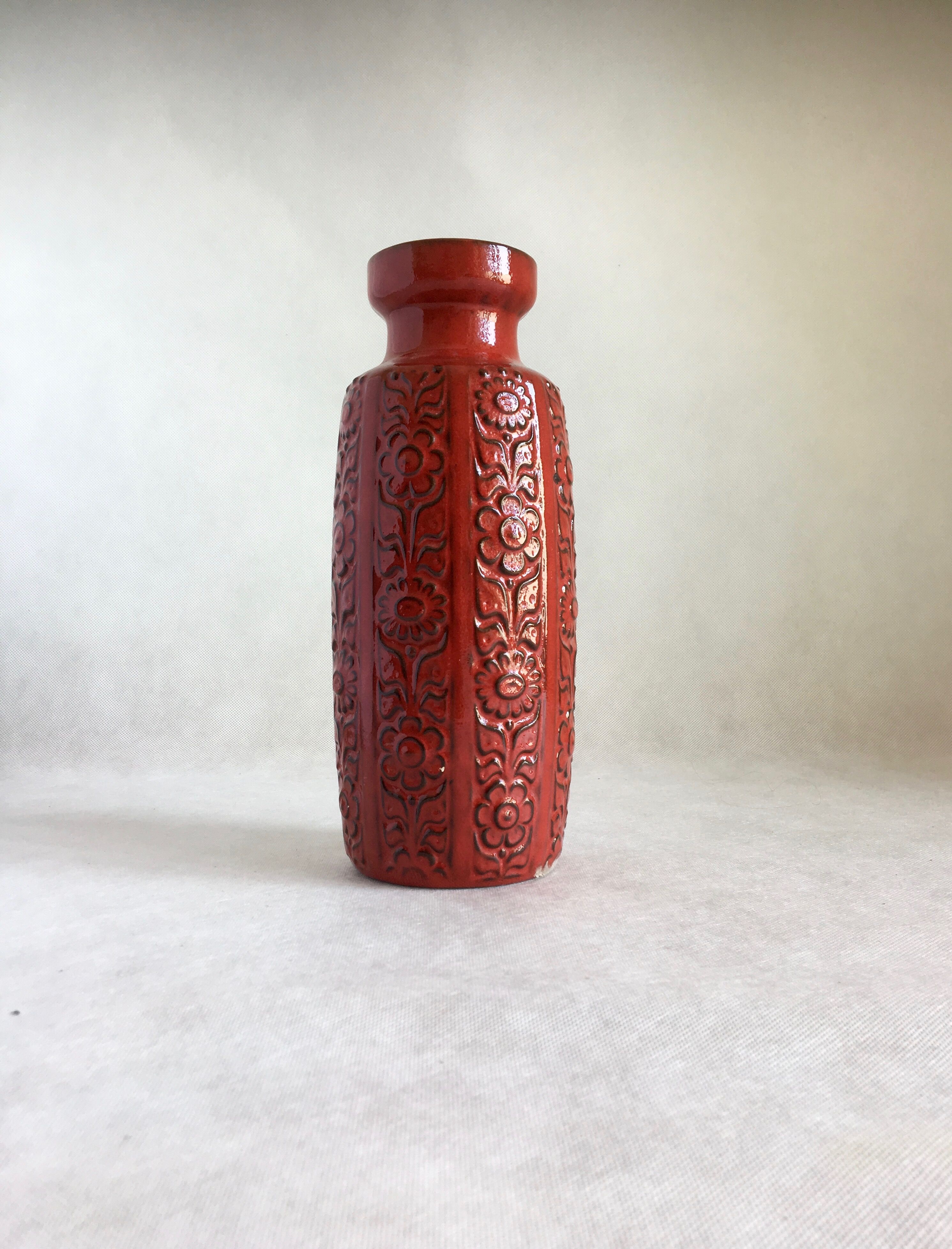 Vase Fat Lava ceramic, 1970