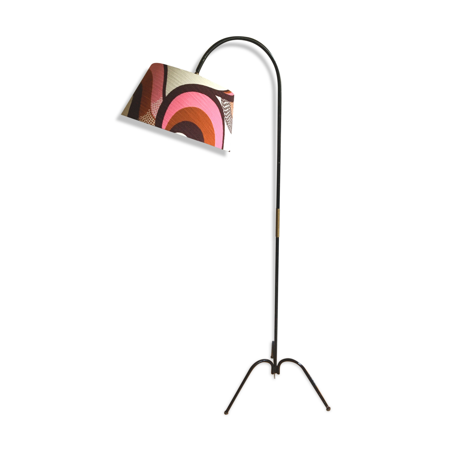 Floor lamp lampshade fabric Kiko vintage 1970