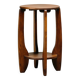 Dutch Art Deco Amsterdam School small side table or plant table solid oak