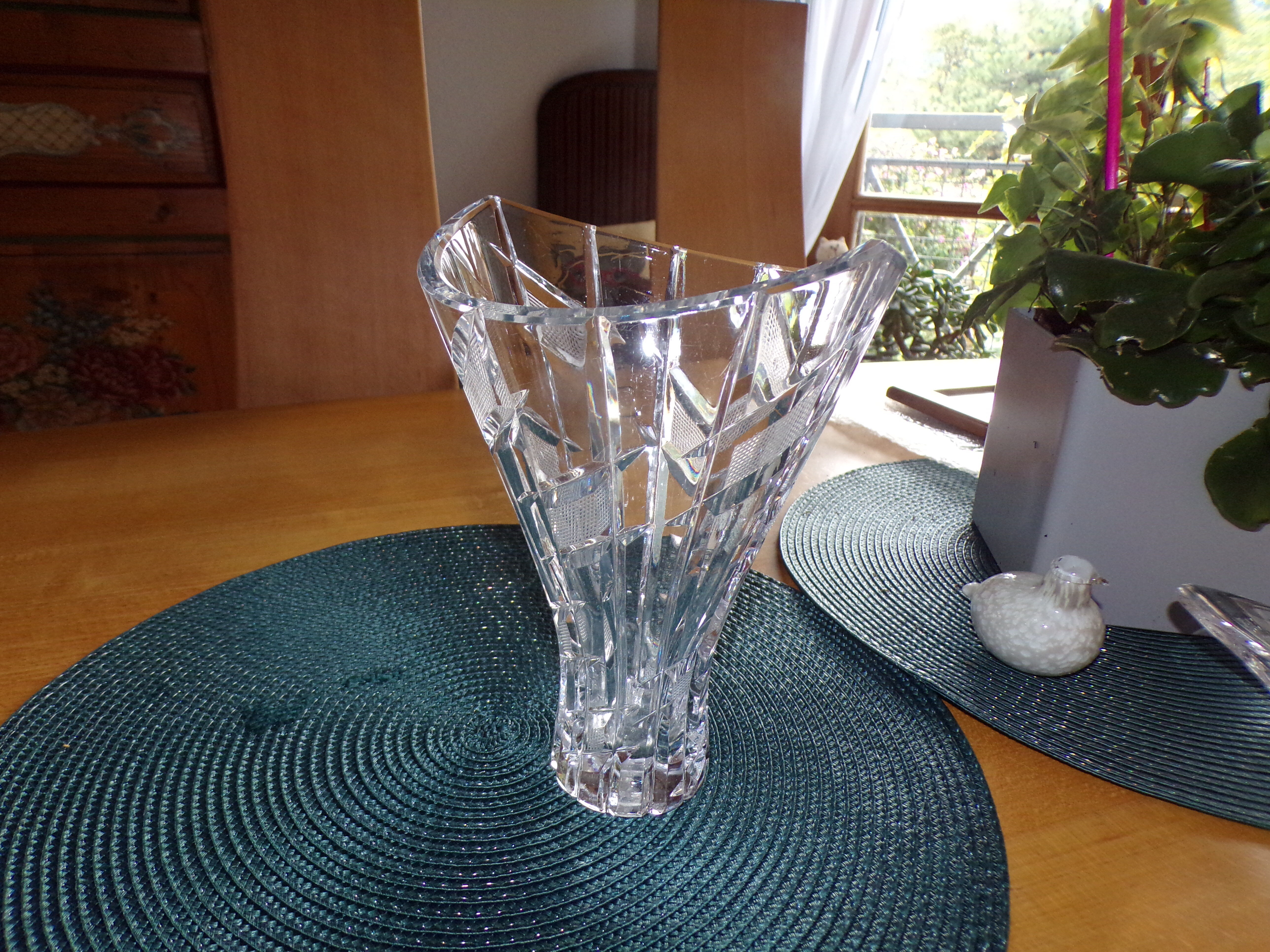 Crystal vase