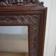 Breton Wall Mirror in Carved Oak, France, 1900s