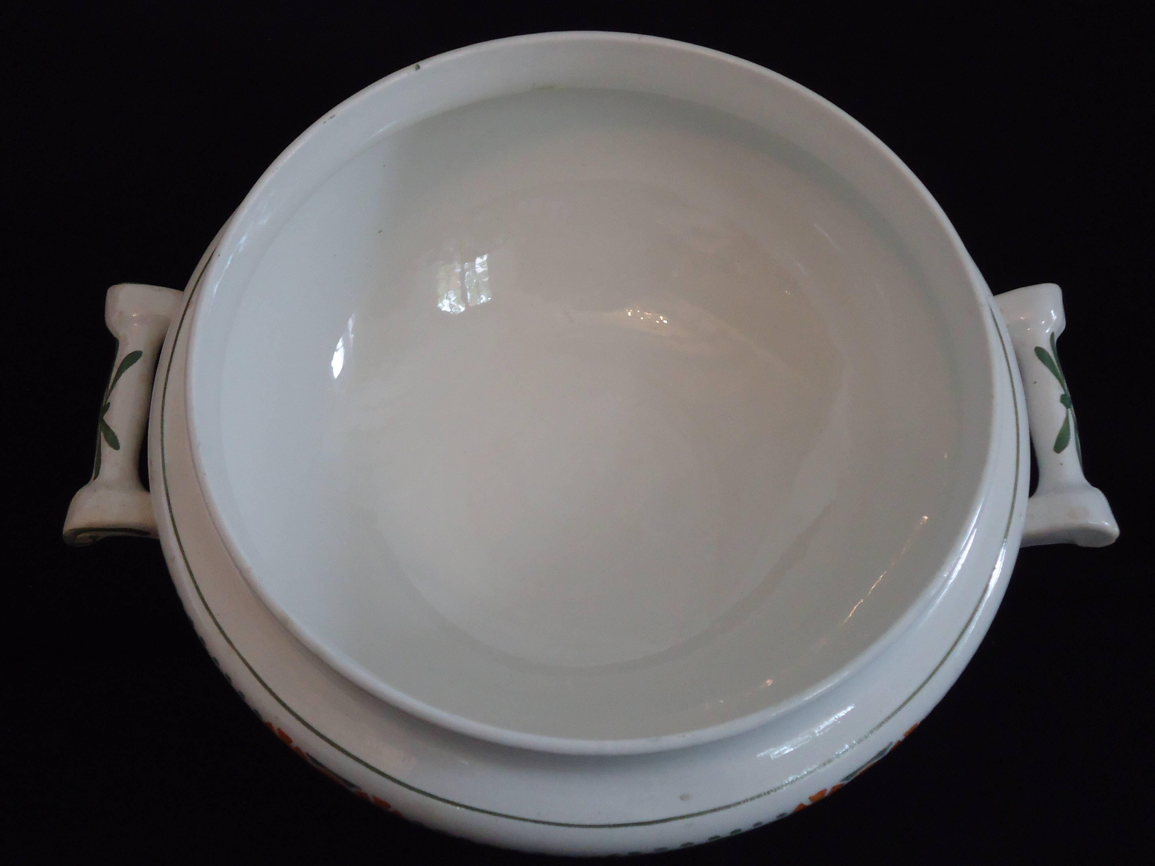 Longwy art deco vegetable touner