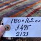 Large Vintage Turkish Kilim Rug 180x162 cm Wool Kelim, Square