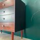 Dresser with tapered feet