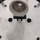Ceiling lamp / wall lamp vintage molded glass 1970