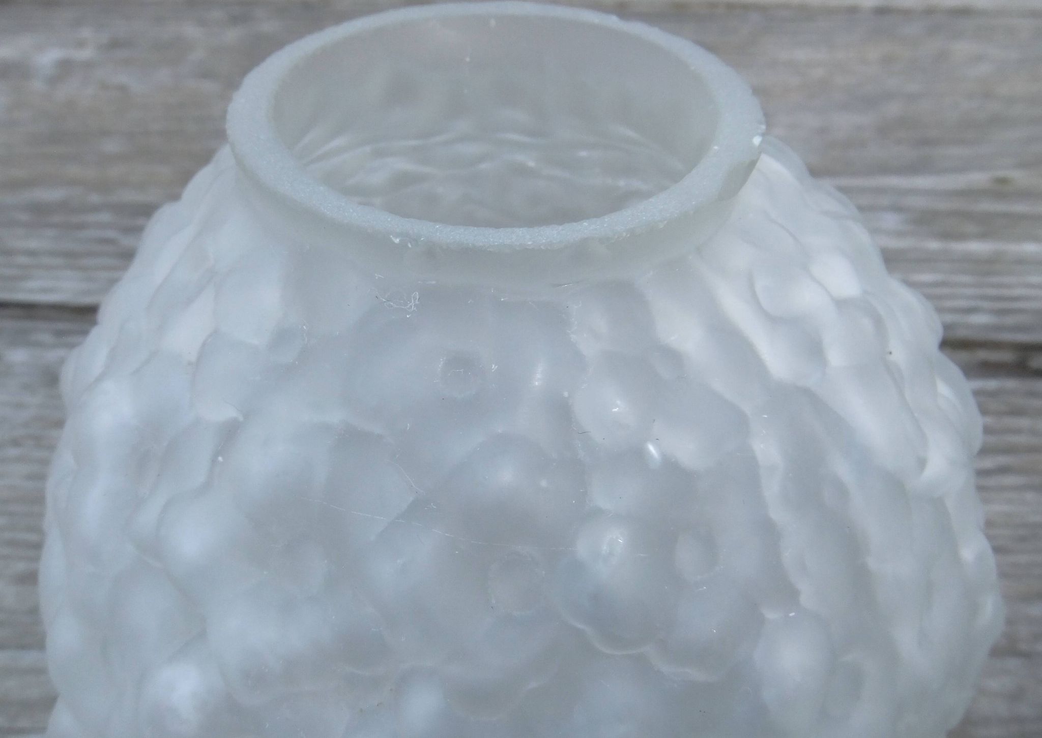 Vase boule art déco paire décor fleurs et feuilles