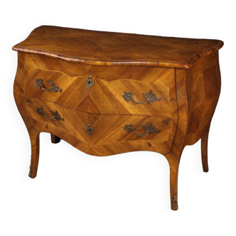 Italian inlaid dresser in Louis XV style of the 20th Century