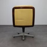 Office chair in leather by Eugen Schmidt, 1960s