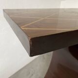 Art Deco style console with mahogany marquetry