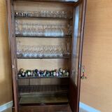 Showcase library from the Louis Philippe era in mahogany.