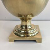 Neoclassical style brass baluster lamp