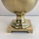 Neoclassical style brass baluster lamp