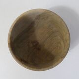 Turned wooden bowl folk art