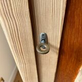 Vintage raw wood cabinet