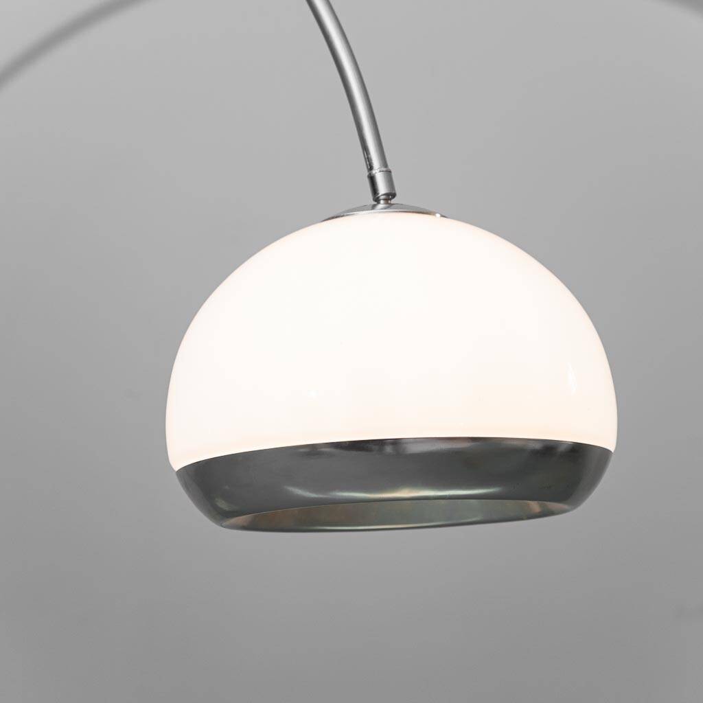 Harvey Guzzini arc floor lamp 1970s vintage modernism