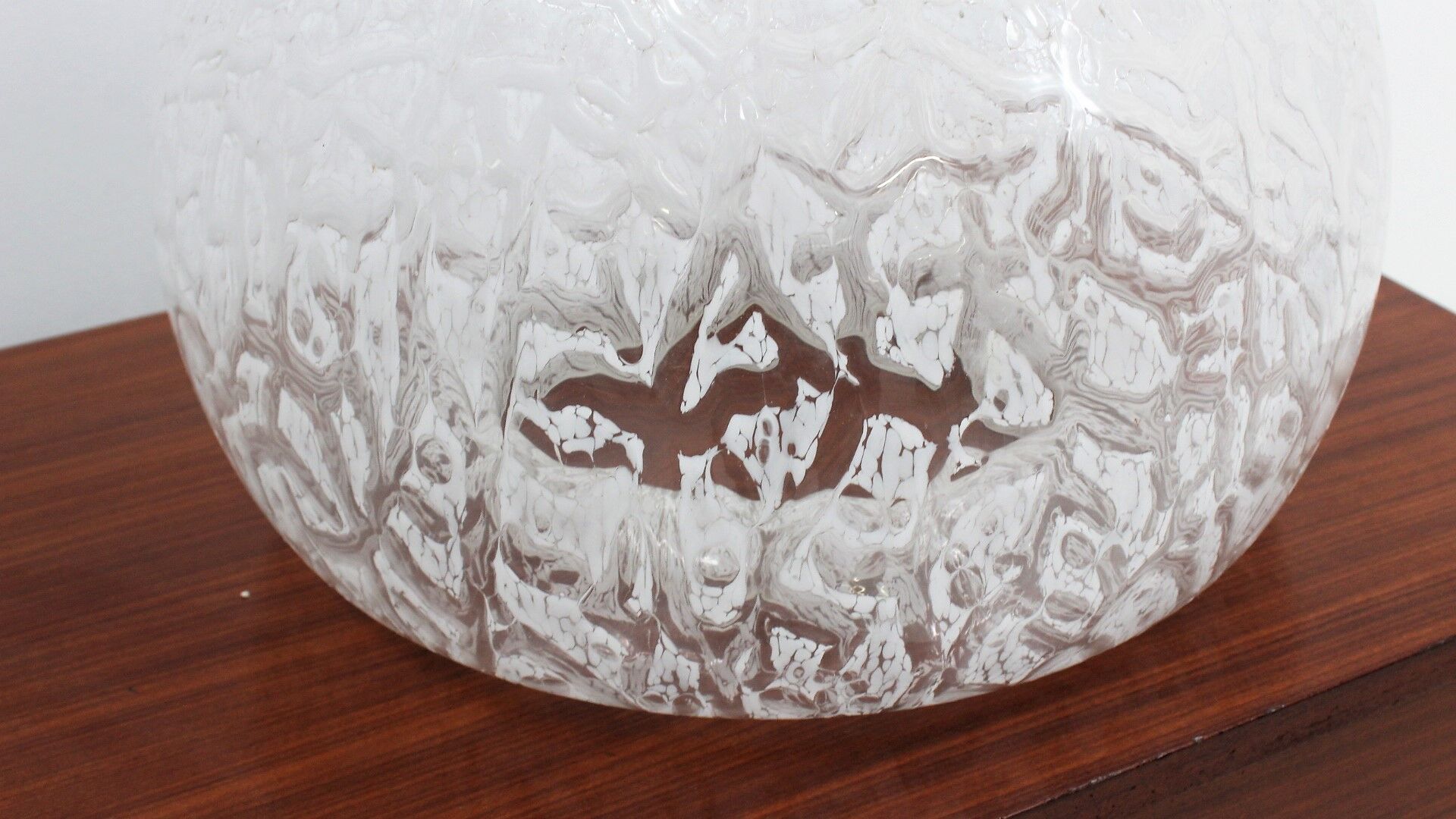 Mazzega murano glass floor lamp c. nason 1970s