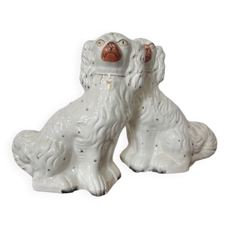 Chiens porcelaine Staffordshire