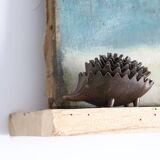 Nesting hedgehog ashtray w. bosse