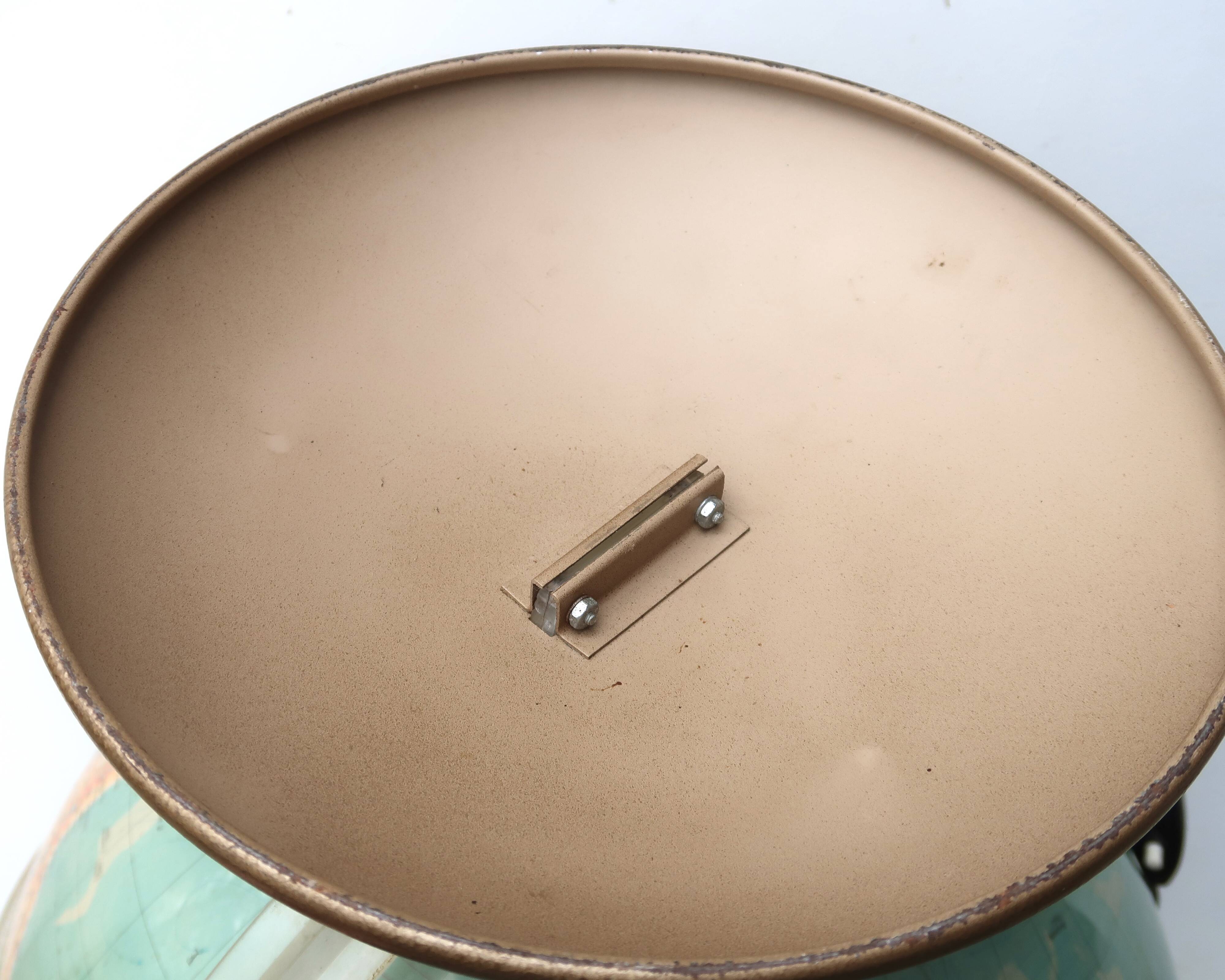 Very large illuminated world map by Illumina Proloisirs from 1964