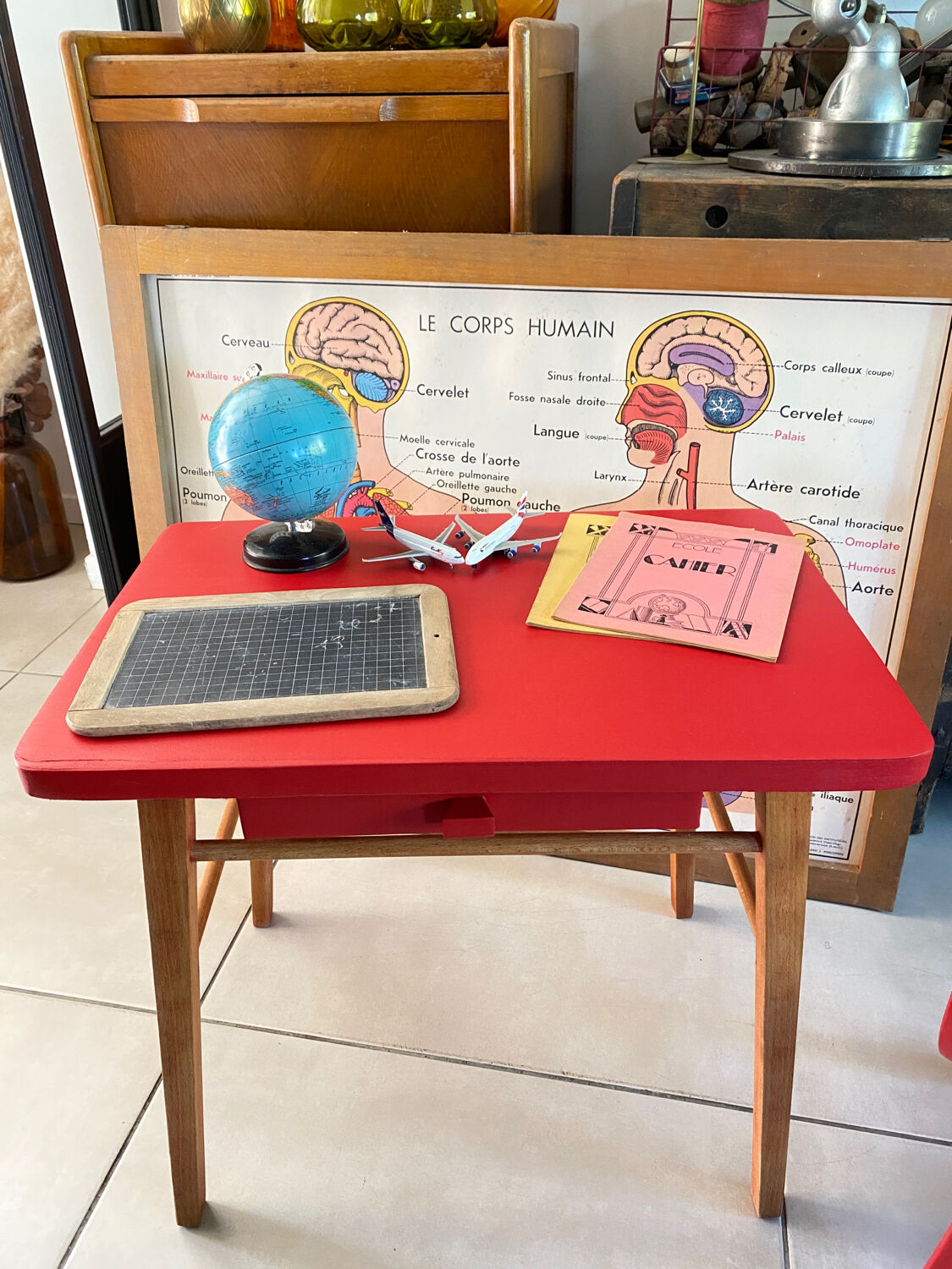 Baumann desk and children's chair set