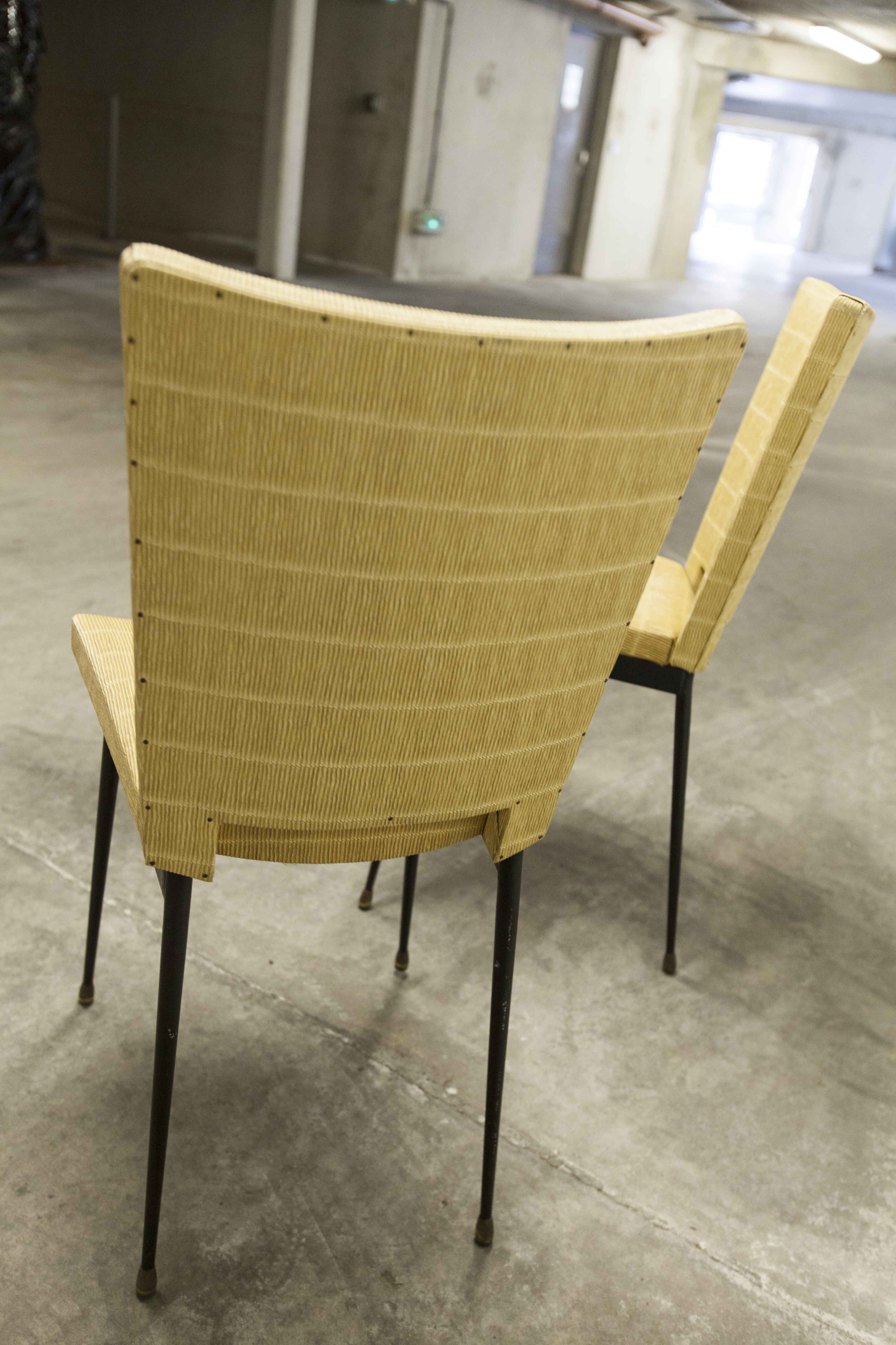 Pair of chairs Colette Gueden 1950