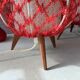 Bedside lamps compass feet fifties - rare