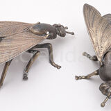 Paire de cendriers mouche