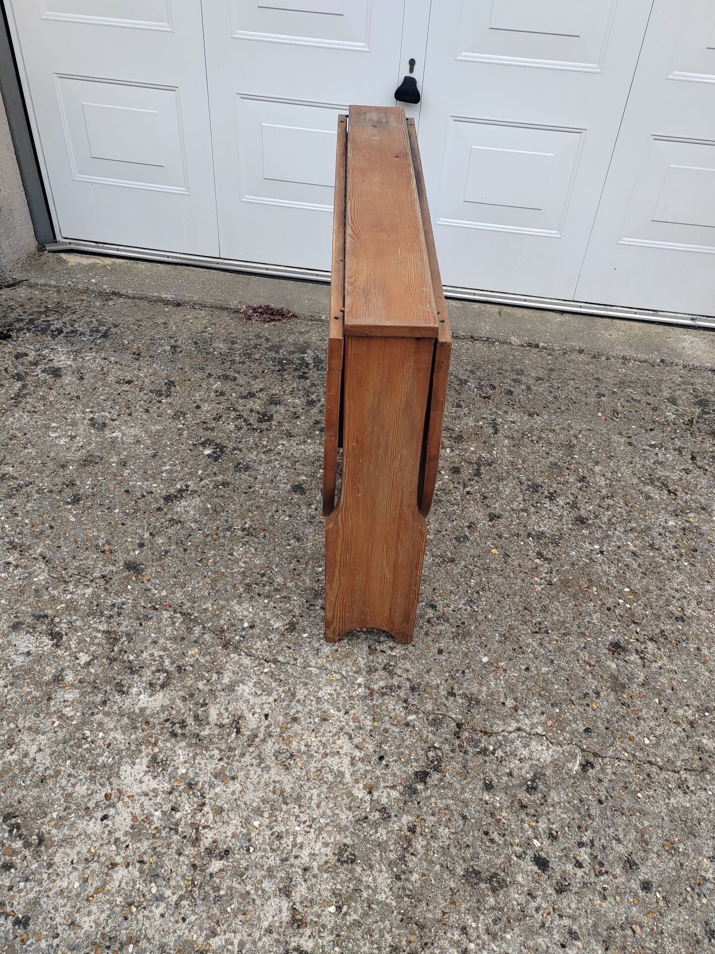 Vintage pine folding table